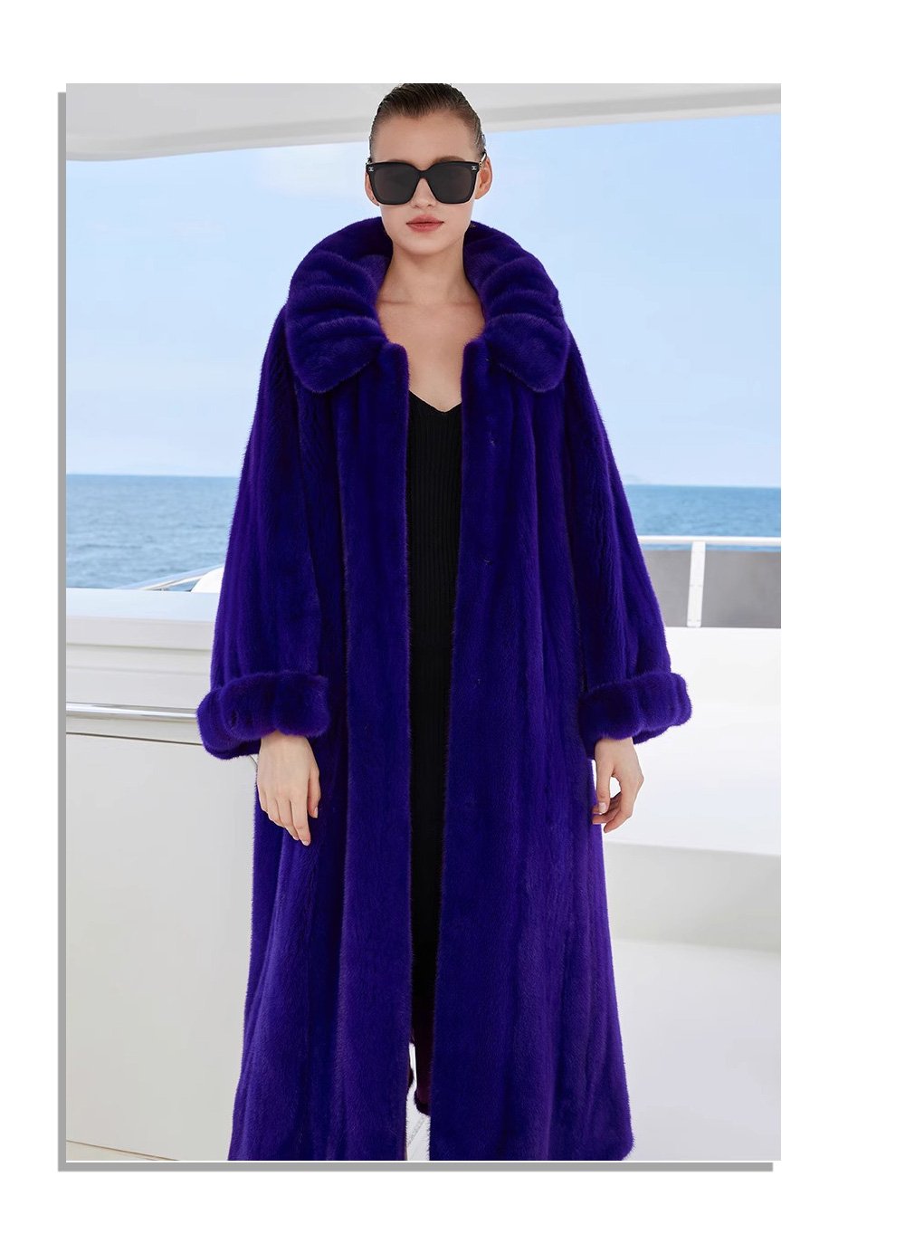 original purple enchantment | 2025 new premium velvet mink fur coat for women