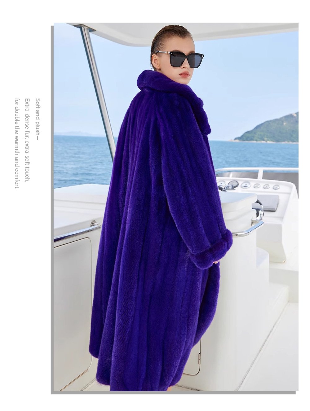 original purple enchantment | 2025 new premium velvet mink fur coat for women