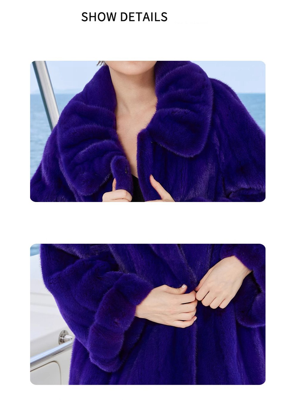 original purple enchantment | 2025 new premium velvet mink fur coat for women