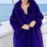 original purple enchantment | 2025 new premium velvet mink fur coat for women