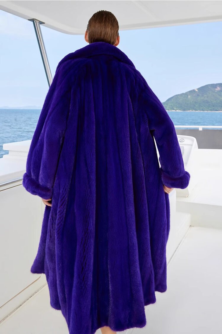 original purple enchantment | 2025 new premium velvet mink fur coat for women