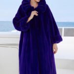 original purple enchantment | 2025 new premium velvet mink fur coat for women