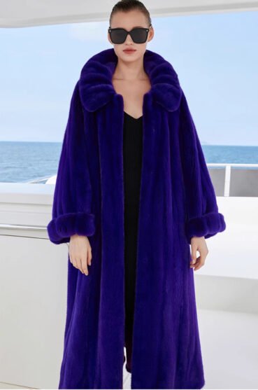 original purple enchantment | 2025 new premium velvet mink fur coat for women
