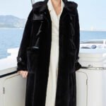 women's full skin imported mink fur coat – vintage winter collection