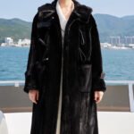 women's full skin imported mink fur coat – vintage winter collection