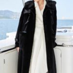 women's full skin imported mink fur coat – vintage winter collection