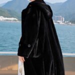 women's full skin imported mink fur coat – vintage winter collection