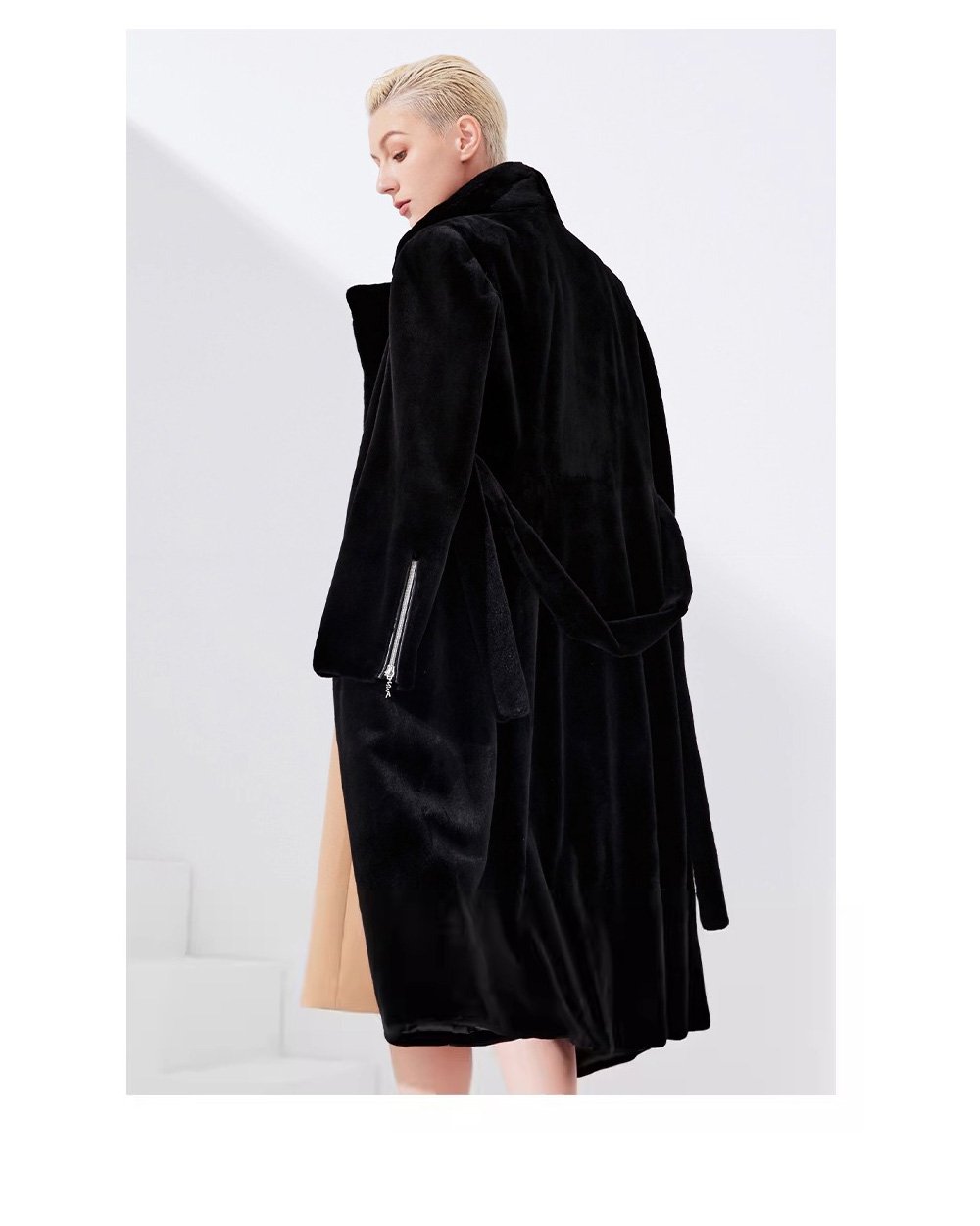 2025 new winter imported mink fur coat