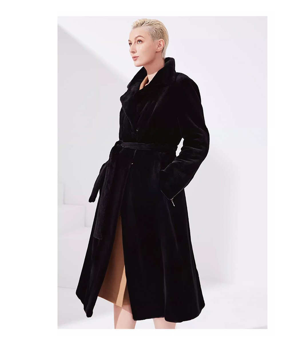 2025 new winter imported mink fur coat