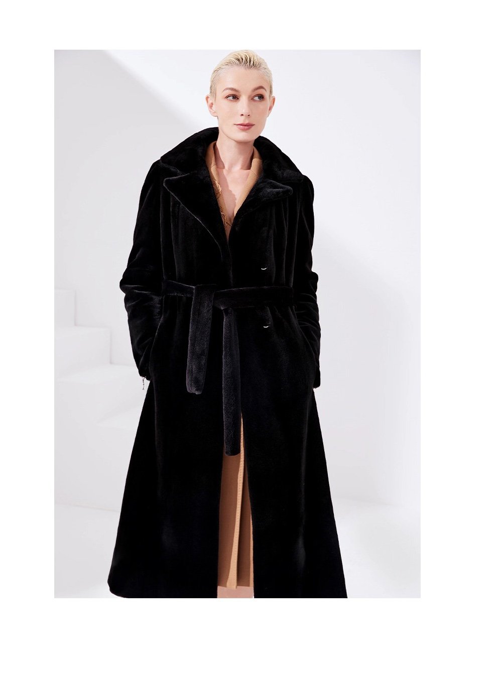 2025 new winter imported mink fur coat
