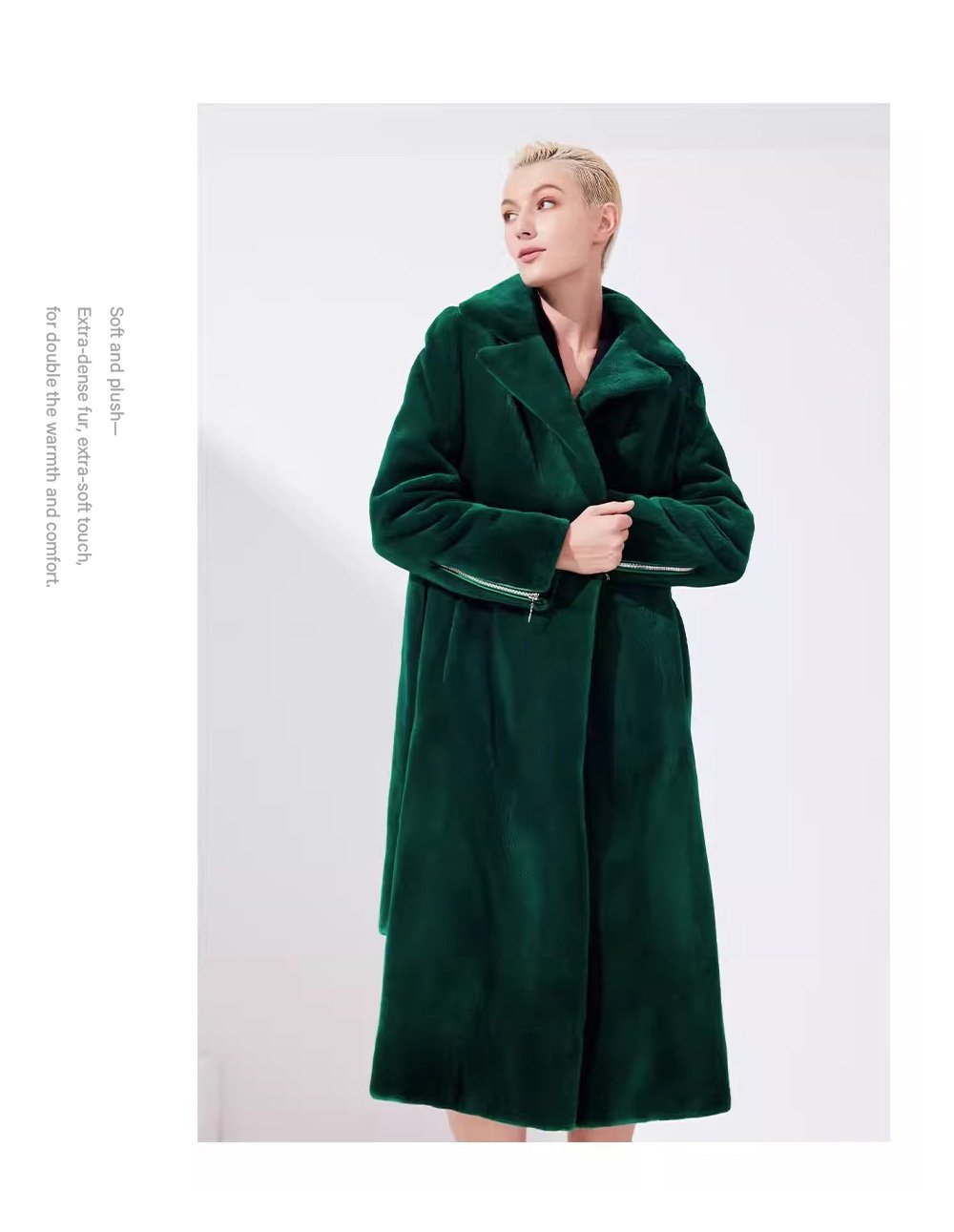 2025 new winter imported mink fur coat