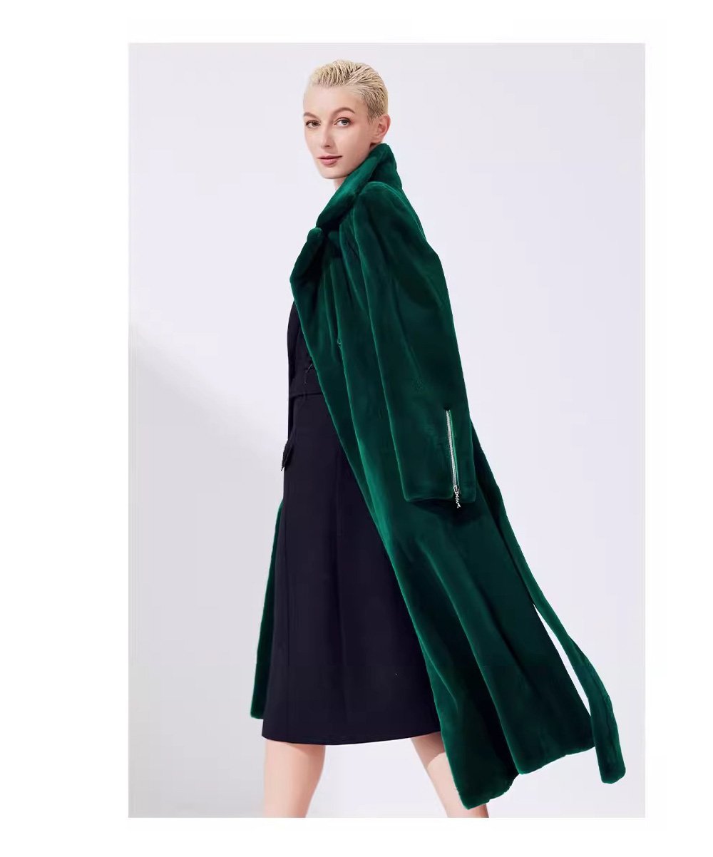 2025 new winter imported mink fur coat