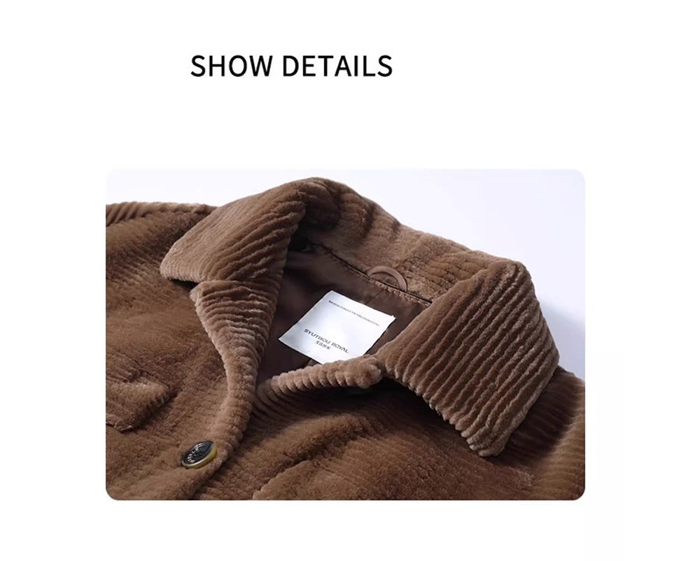 fur jacket for women · short mink coat · youthful & chic mink trim design