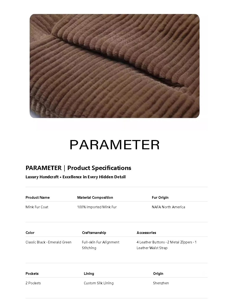 fur jacket for women · short mink coat · youthful & chic mink trim design