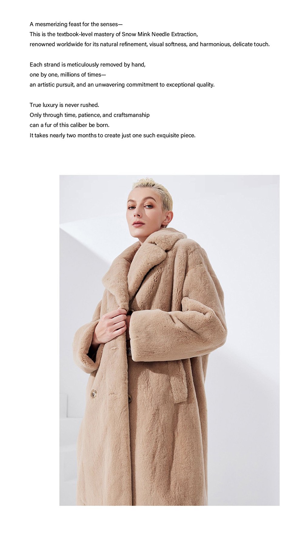 original mink fur coat for women · new winter 2025 · imported velvet full skin mink jacket