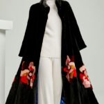 original new mink fur coat for women — imported american mink, over knee luxury winter long coat