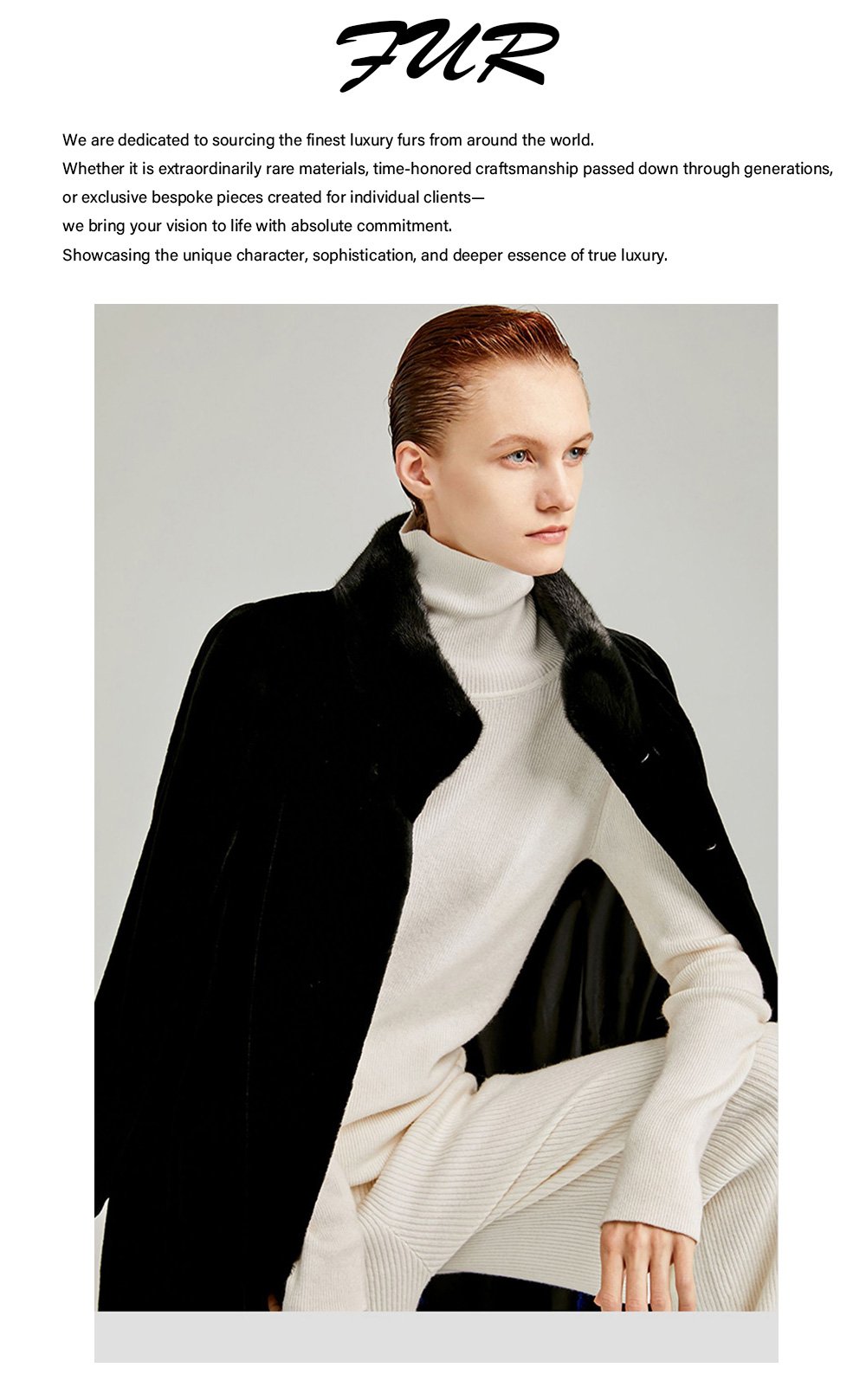 original new mink fur coat for women — imported american mink, over knee luxury winter long coat