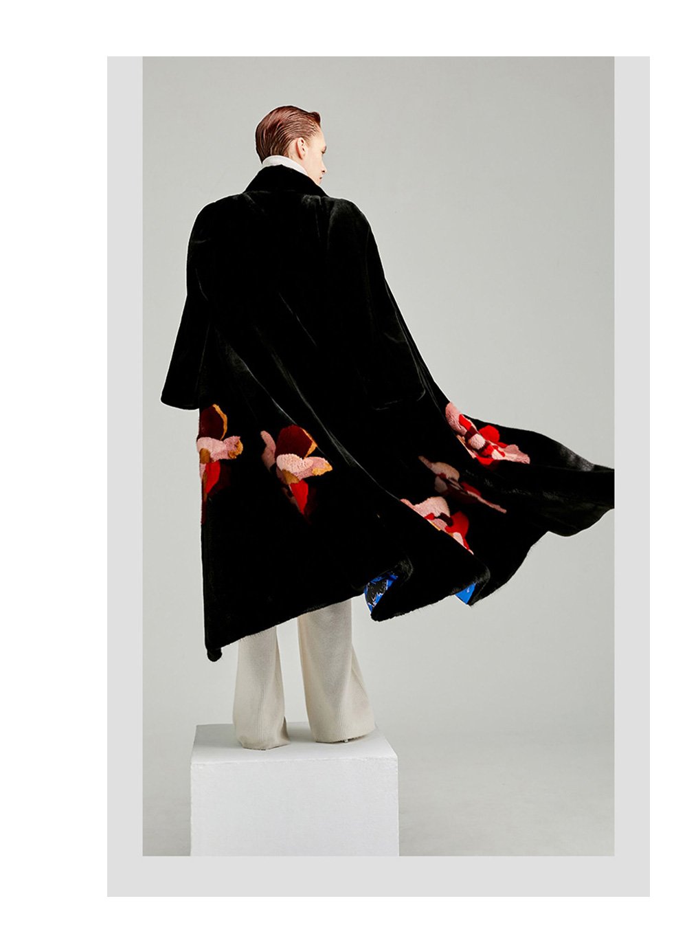 original new mink fur coat for women — imported american mink, over knee luxury winter long coat