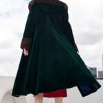 black radiance queen — new full pelt mink fur coat for women, winter hooded mink jacket