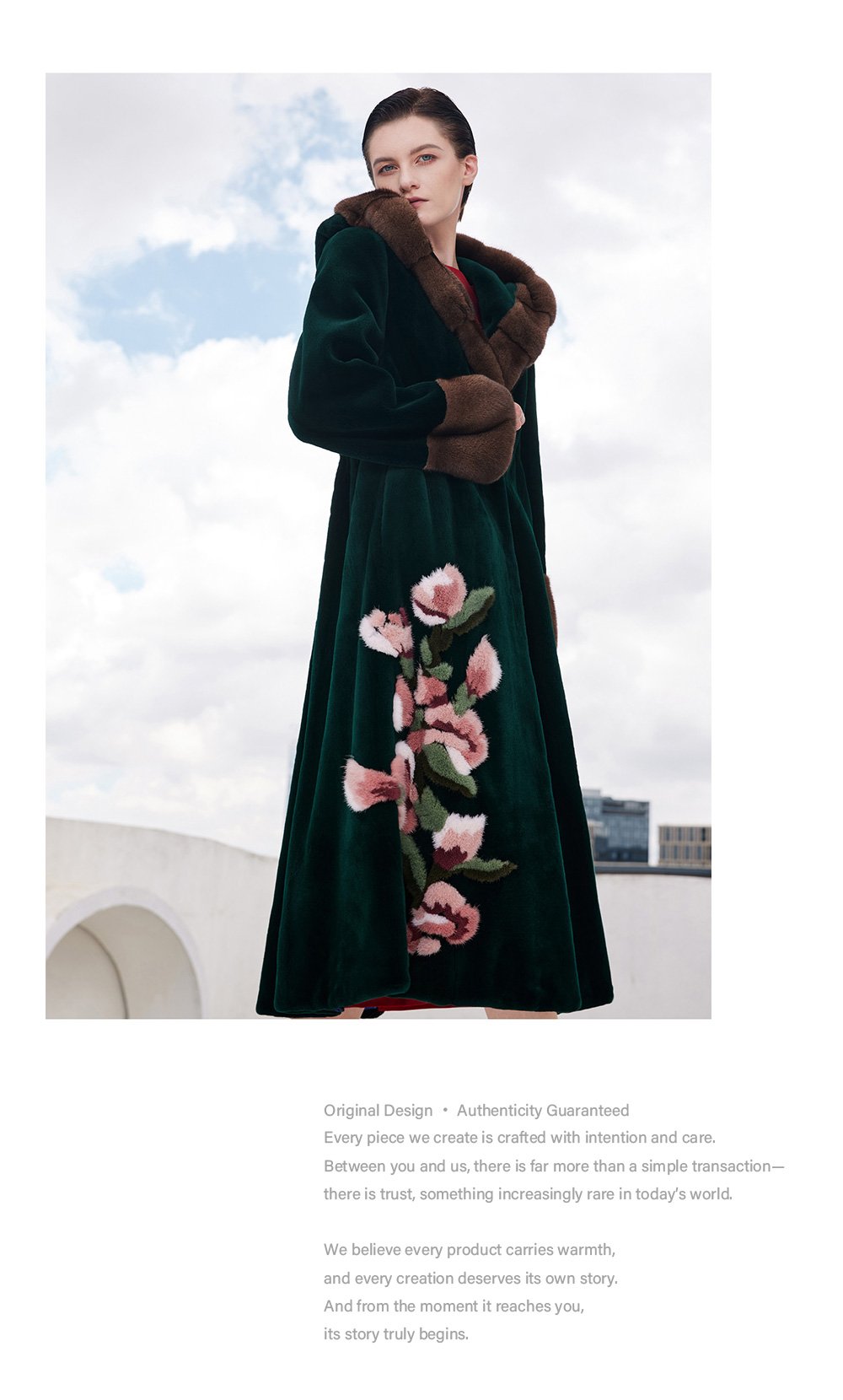 black radiance queen — new full pelt mink fur coat for women, winter hooded mink jacket