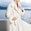original design — new imported velvet mink fur coat for women · full pelt long luxury winter coat