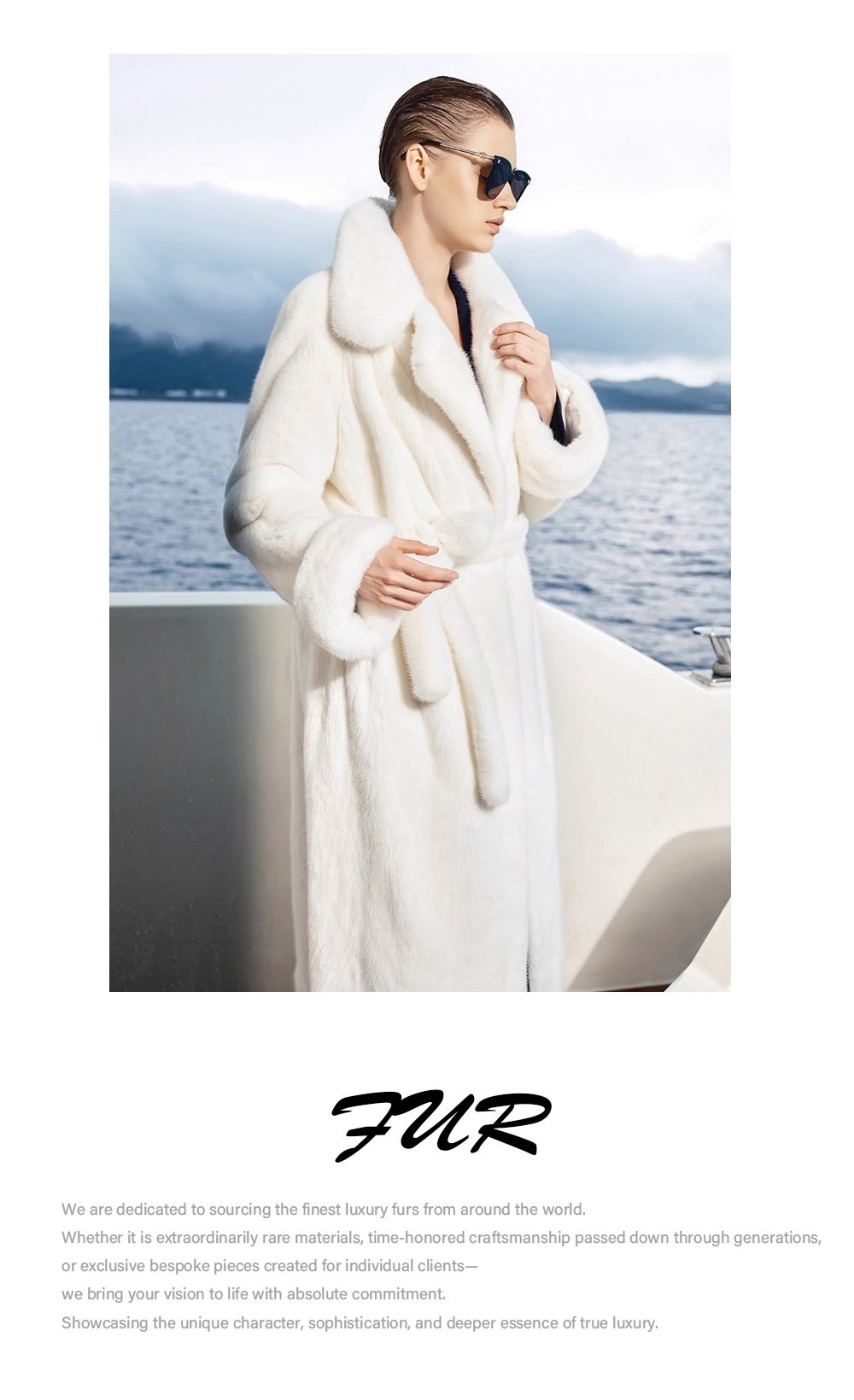 original design — new imported velvet mink fur coat for women · full pelt long luxury winter coat