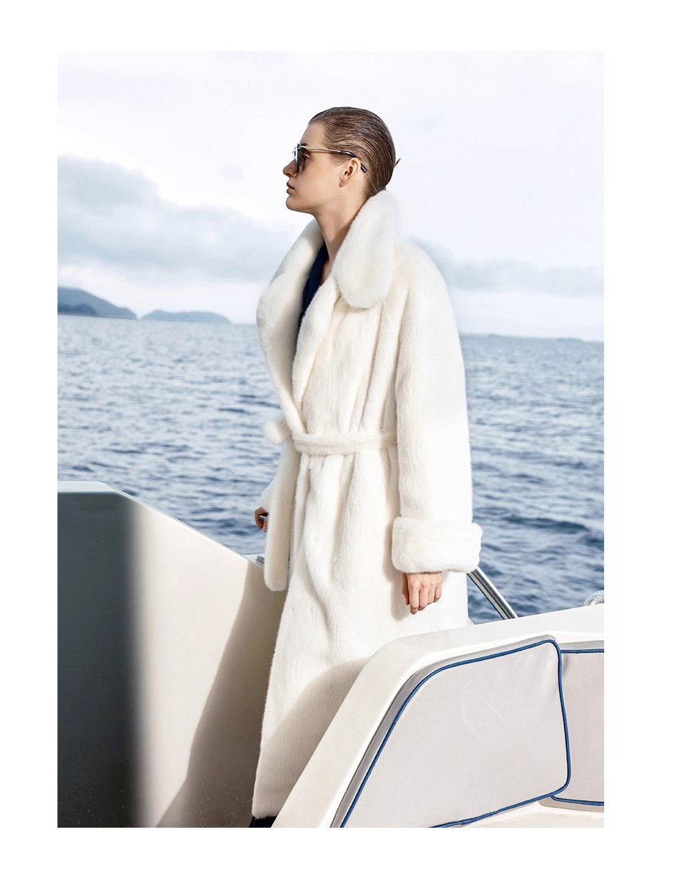 original design — new imported velvet mink fur coat for women · full pelt long luxury winter coat