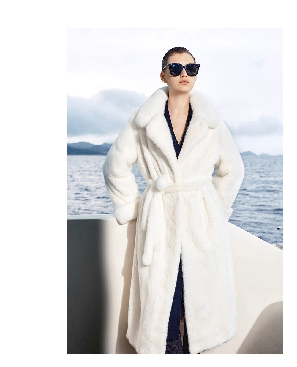 original design — new imported velvet mink fur coat for women · full pelt long luxury winter coat