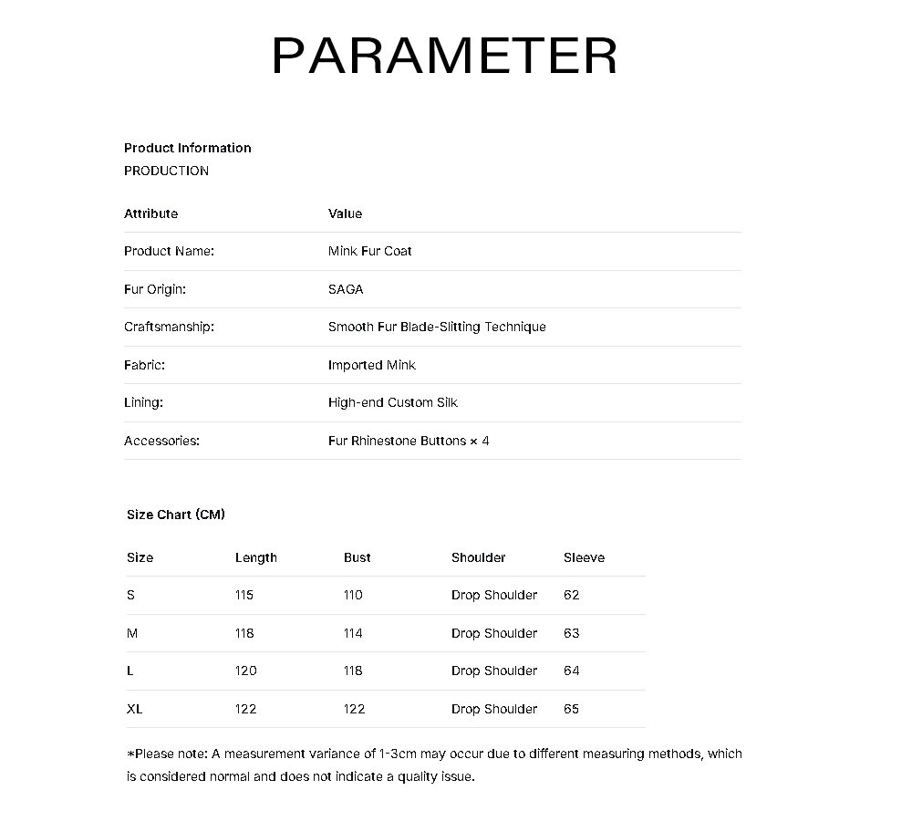 original design — new imported velvet mink fur coat for women · full pelt long luxury winter coat