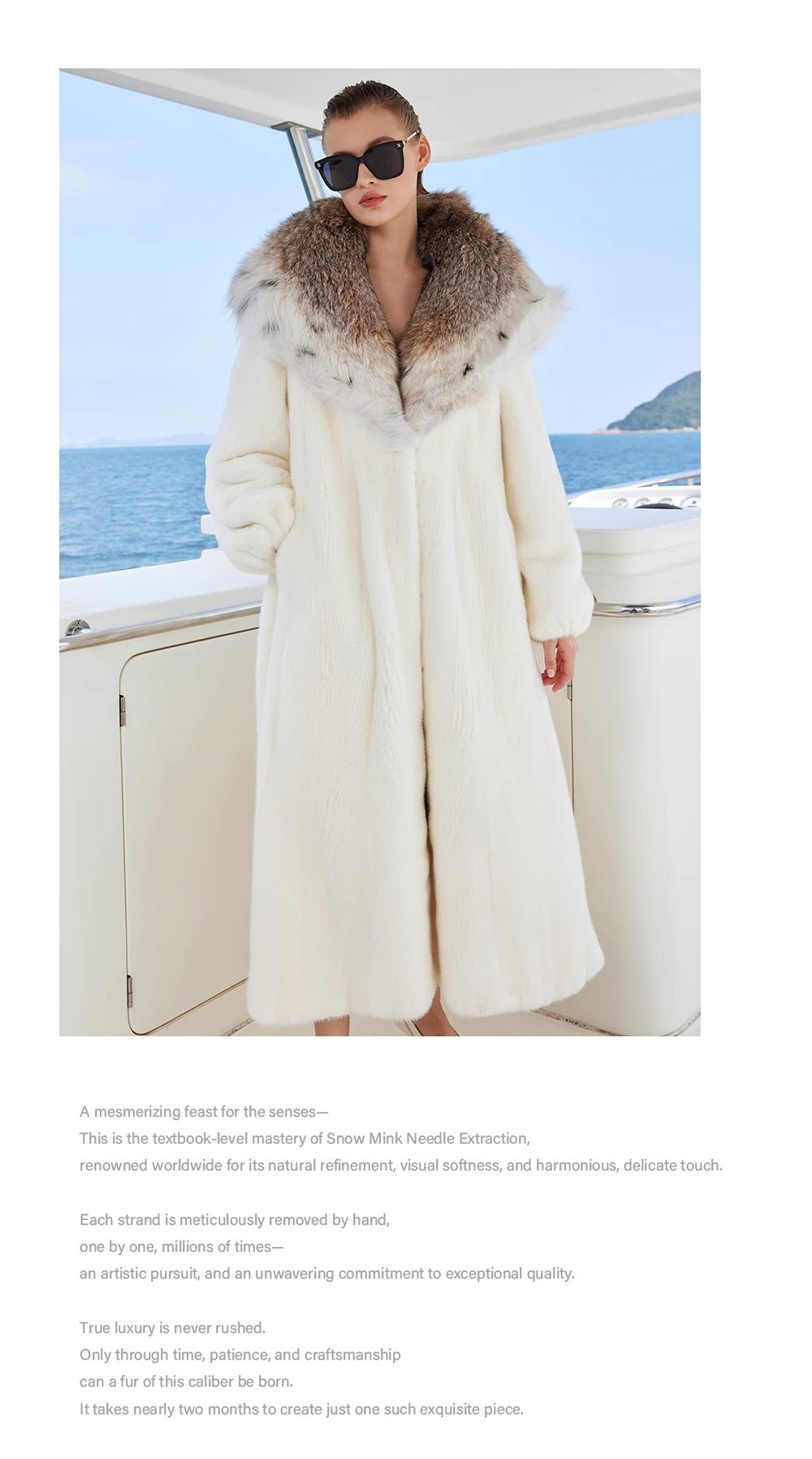 large lapel mink fur coat for women – fashionable full pelt design, 2025 winter luxury outerwear