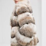 rare luxury canadian lynx fur jacket for women – short youthful design, winter collection