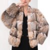 original high luxury series · imported american bobcat fur coat with natural spotted pattern