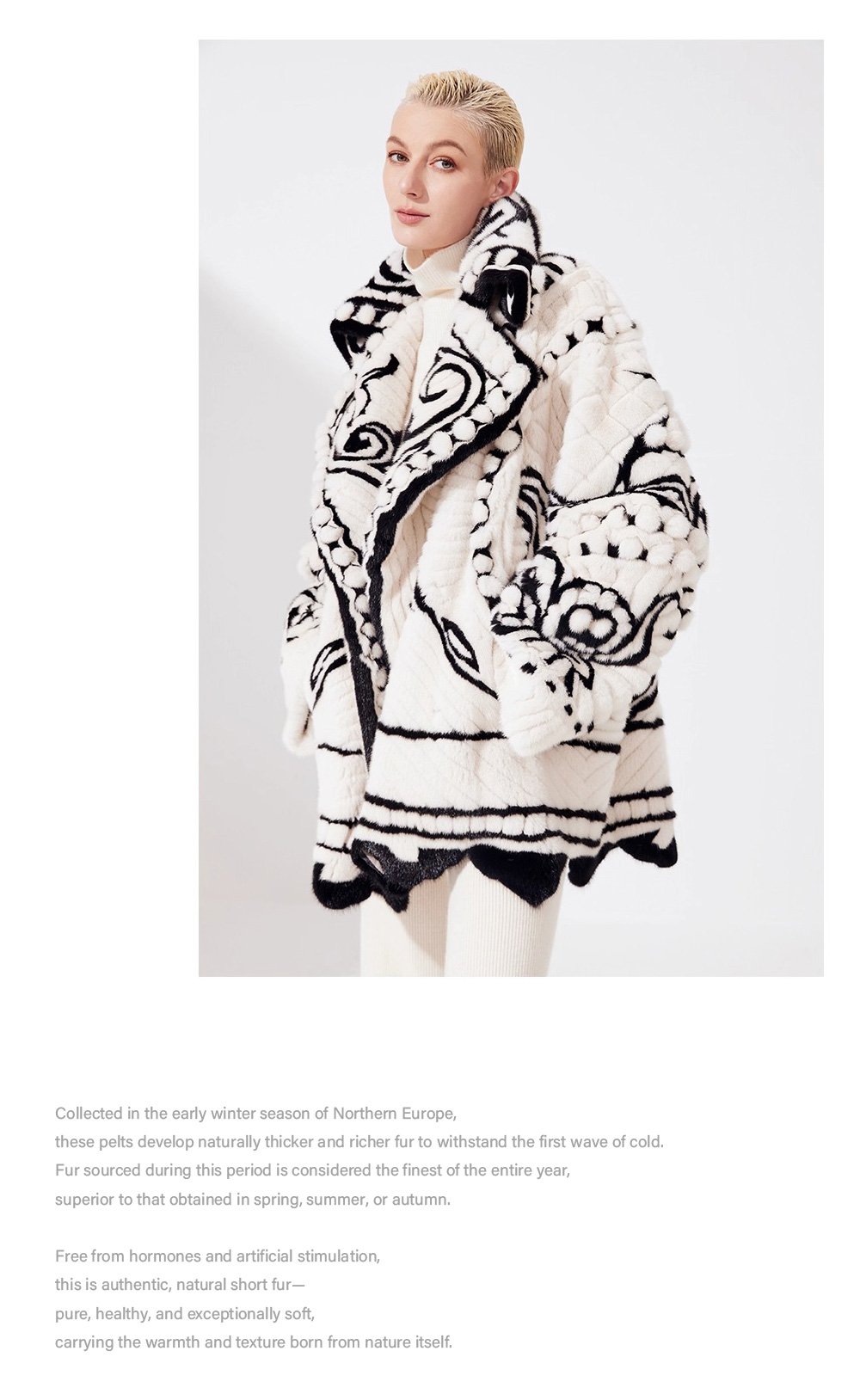 new velvet mink fur coat for women – imported full pelt design, fashionable & youthful style