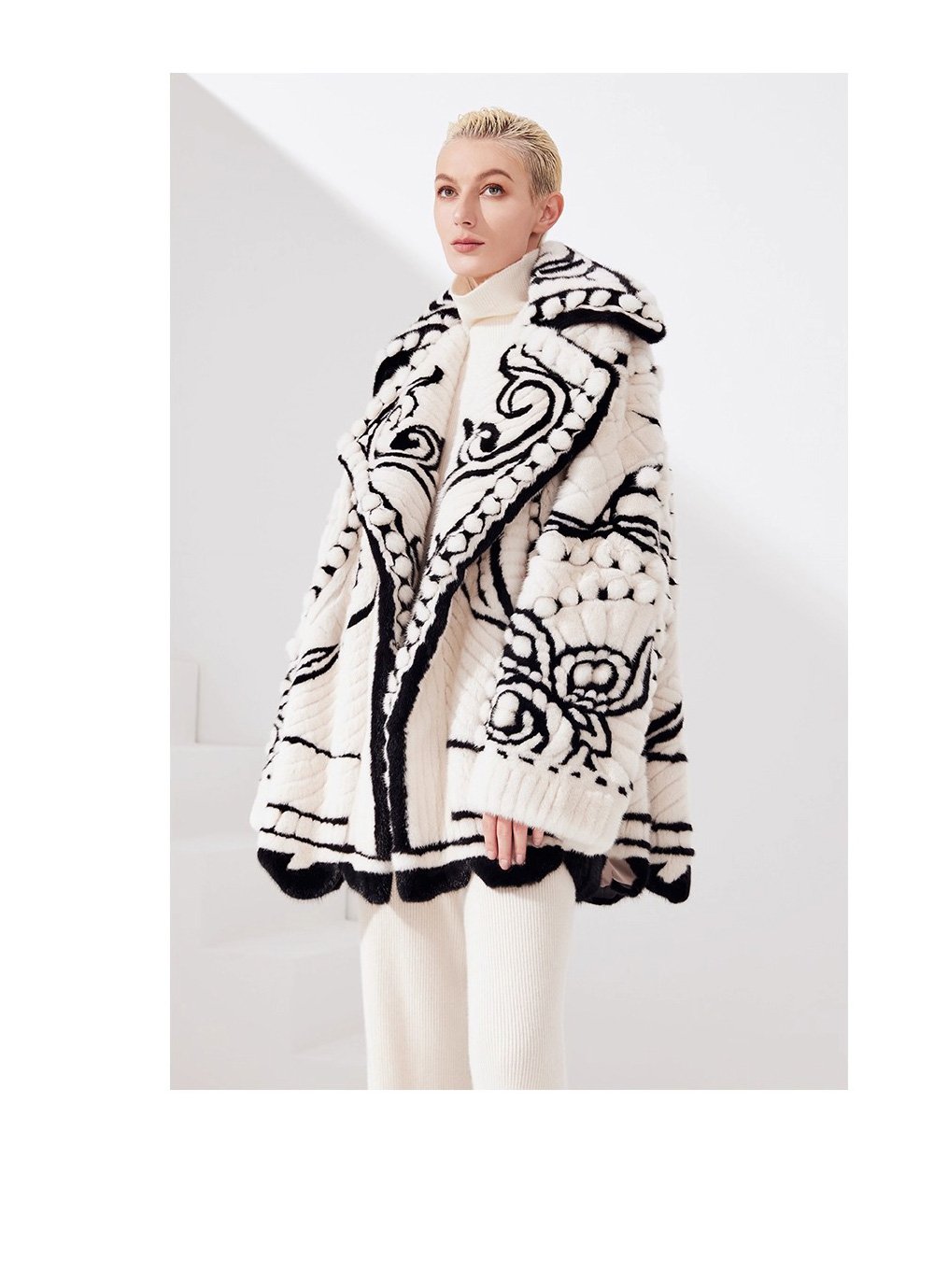 new velvet mink fur coat for women – imported full pelt design, fashionable & youthful style