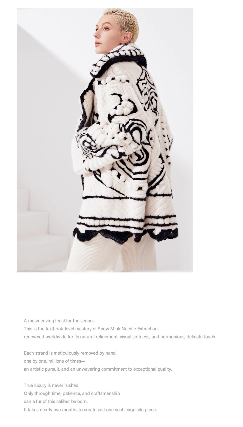 new velvet mink fur coat for women – imported full pelt design, fashionable & youthful style