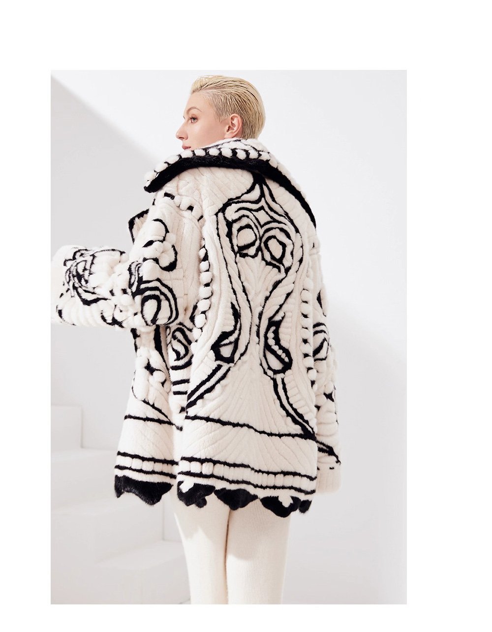 new velvet mink fur coat for women – imported full pelt design, fashionable & youthful style