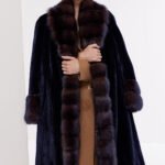 original velvet mink fur coat for women – full pelt design, new winter collection