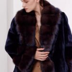 original velvet mink fur coat for women – full pelt design, new winter collection