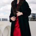 imported full pelt sable fur coat for women – over knee hooded design, 2025 new luxury collection