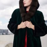 imported full pelt sable fur coat for women – over knee hooded design, 2025 new luxury collection