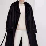 vintage style women’s full pelt mink fur coat — new winter mink fur outerwear