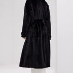 vintage style women’s full pelt mink fur coat — new winter mink fur outerwear