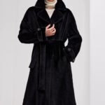 vintage style women’s full pelt mink fur coat — new winter mink fur outerwear