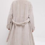 vintage style women’s full pelt mink fur coat — new winter mink fur outerwear