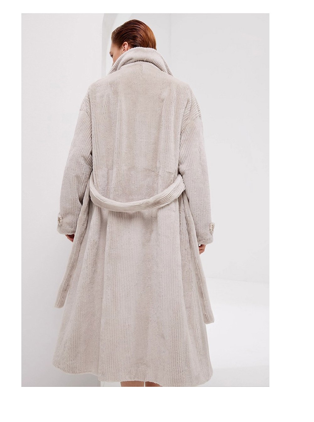 vintage style women’s full pelt mink fur coat — new winter mink fur outerwear