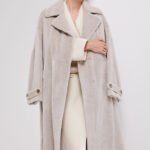 vintage style women’s full pelt mink fur coat — new winter mink fur outerwear
