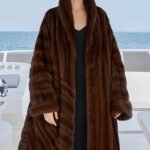 original vintage editorial inspired imported mink fur coat — oversized wide silhouette, new winter collection