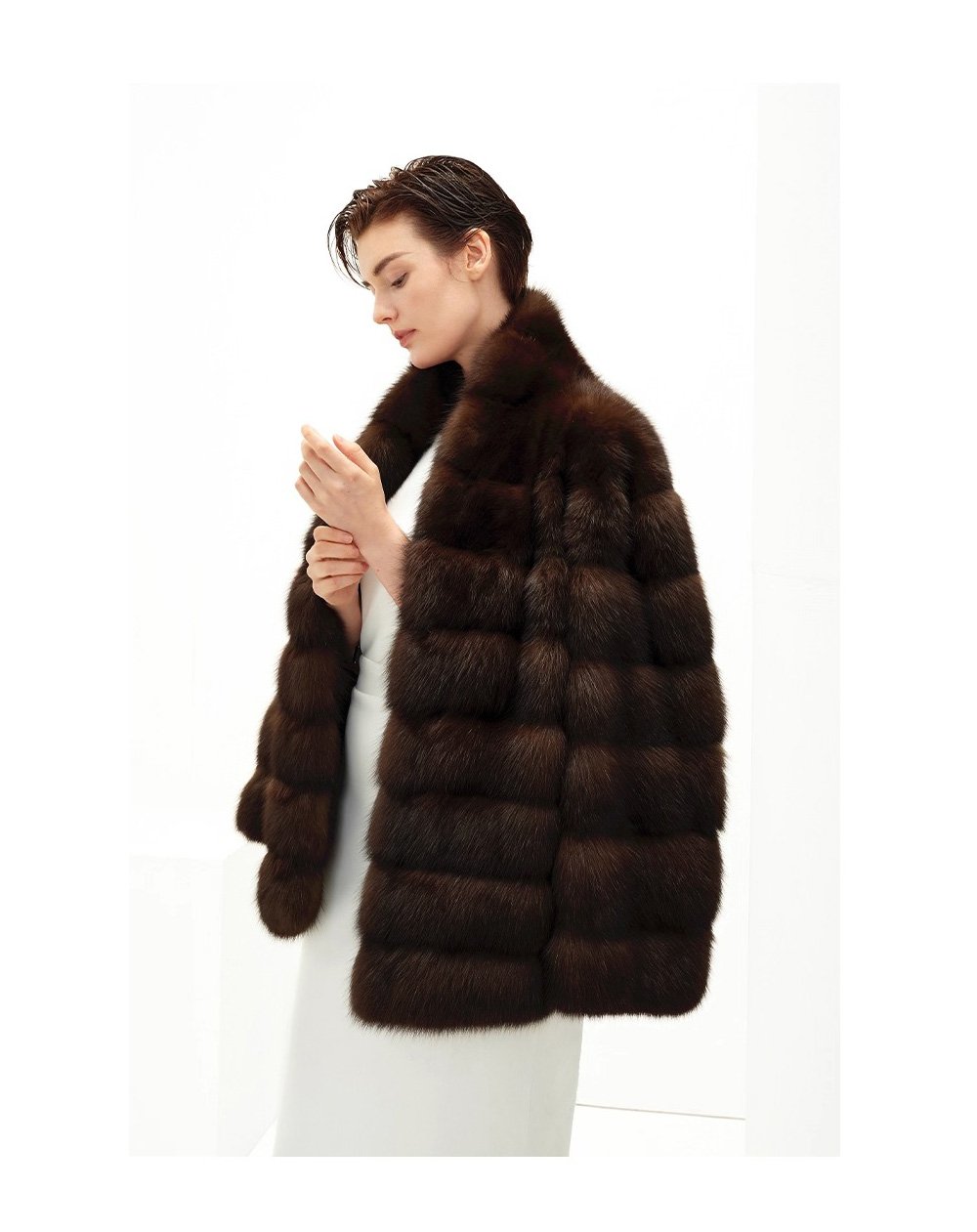 original high luxury barguzin russian sable fur coat — imported new season outerwear