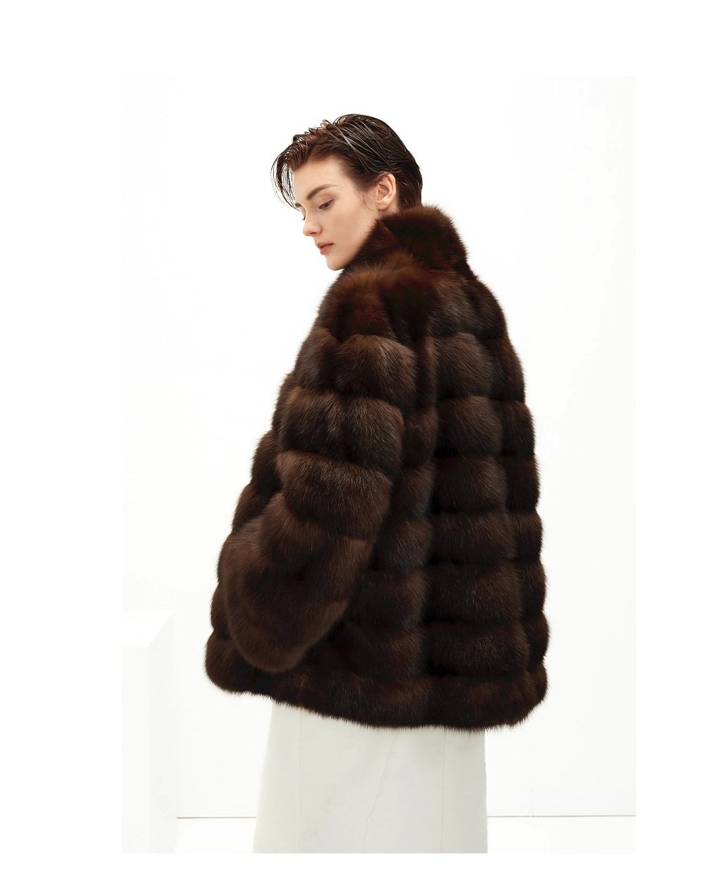 original high luxury barguzin russian sable fur coat — imported new season outerwear