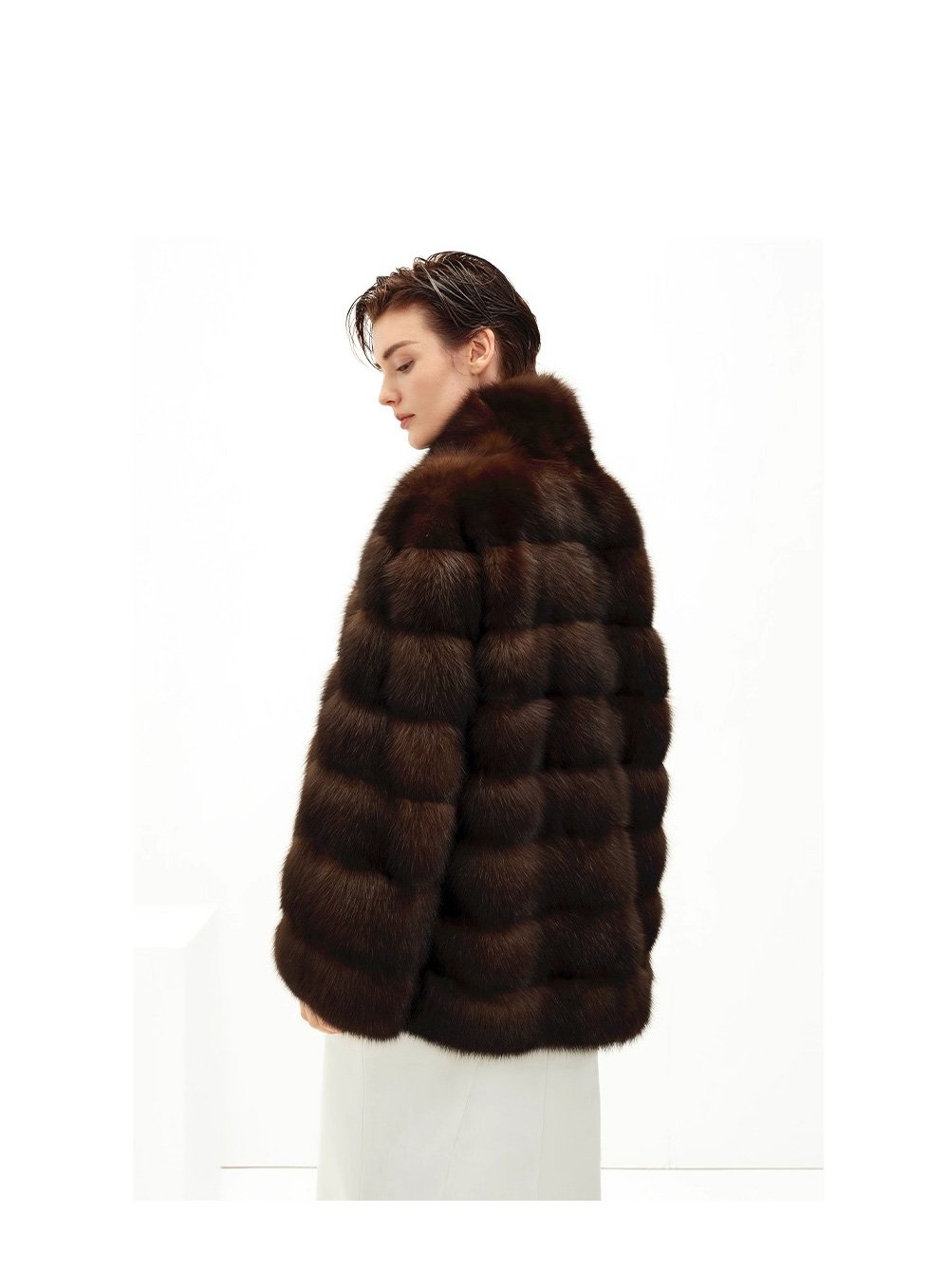 original high luxury barguzin russian sable fur coat — imported new season outerwear